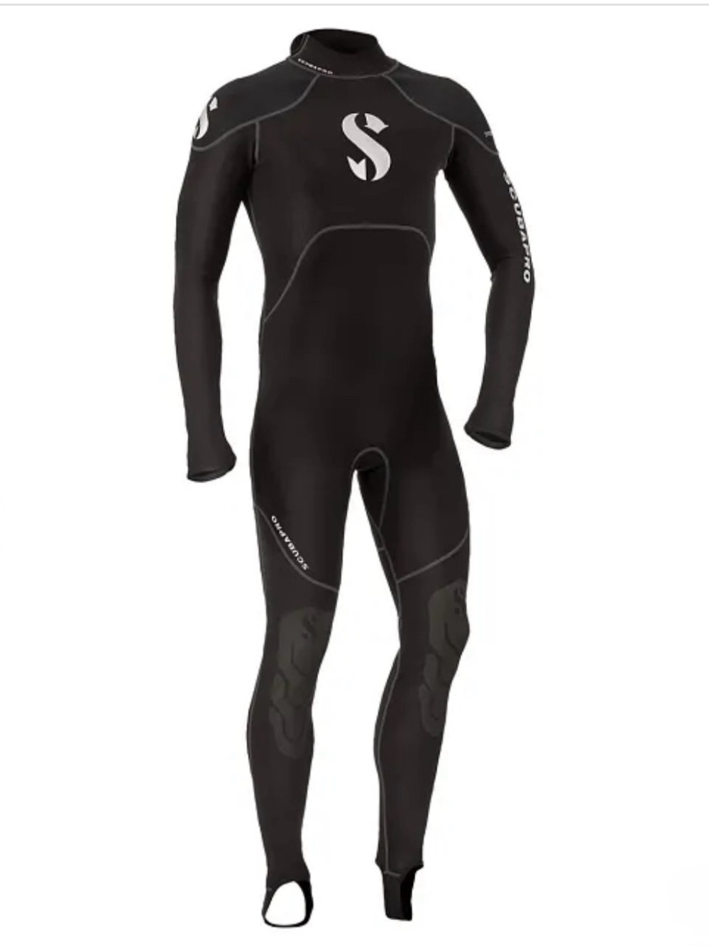SCUBAPRO Tropical 1mm Men’s Steamer Wetsuit – Black – Size 2XL